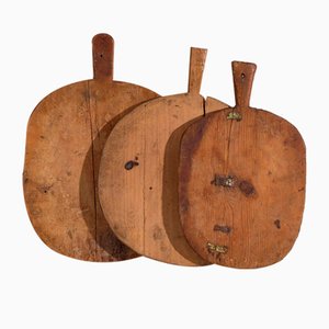 Vintage Schneidebretter, 1920, 3er Set