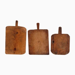 Vintage Schneidebretter, 1920, 3er Set