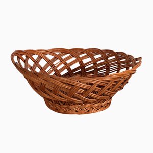 Cesto piccolo vintage in vimini, 1920