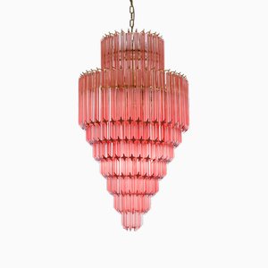 Pink Raphael Chandelier from Pure White Lines