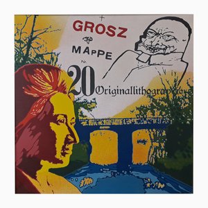 Giangiacomo Spadari, Composition, 1970s, Acrylic Painting