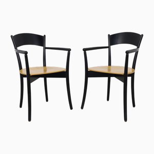 Set of Vintage Italian Armchairs, 1990s