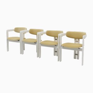 Italian Pamplona Chairs by Augusto Savini for Pozzi, 1970s, Set of 4