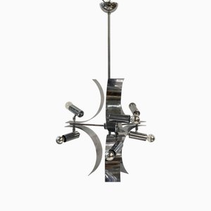 Chandelier with Spotlights attributed to Reggiani Design, 1970s