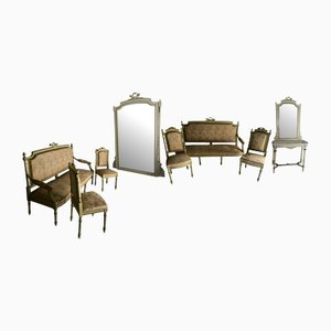 Venetian Living Room Set, Early 1900s, Set of 9
