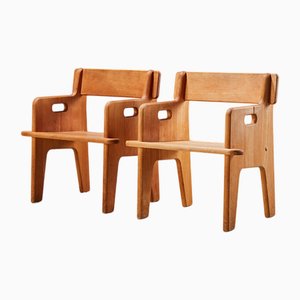 First Edition Peter's Kinderstühle von Hans Wegner für Fredericia, Denmark, 1944, 2er Set