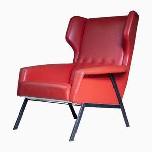 Roter Skai Sessel, 1970er