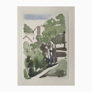 Giorgio Morandi, Paesaggio, 1958-1973, Litografia