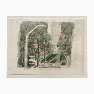 Giorgio Morandi, Landschaft, 1958-1973, Lithographie