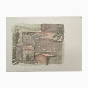 Giorgio Morandi, Paesaggio, 1959-1973, Litografia