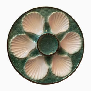 Vintage Shell Plates from Longchamp, France, 1940s, Set of 11