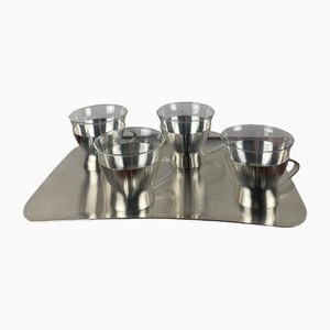 Art Deco Tea or Coffee Service from WMF, 1940s, Set of 5