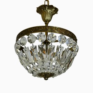 Small French Empire Style Basket Chandelier