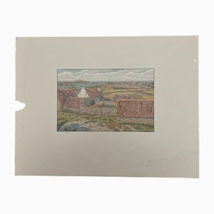 Henri Rivière, Le Beau Pays de Bretagne: L'Ile de Bréhat, Lithograph
