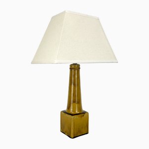 Ceramic Stoneware Table Lamp by Nils Kähler for Hak, Denmark, 1960s