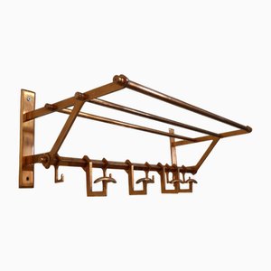 Wandgarderobe aus Kupfer, Frankreich, 1930er