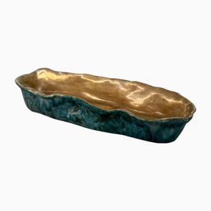 Italian Ceramic Pocket Emptier Bowl by Gatti Riccardo for Faenza, Italy, 1960s