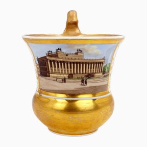 View Cup with Berlin Veduta of Altes Museum from KPM Berlin, 1830s