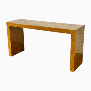 Console Table with Burlwood from Selva