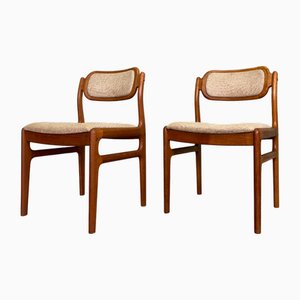 Set of Mid-Century Modern Danish Chairs by Johannes Andersen for Uldum Møbelfabrik, 1960s