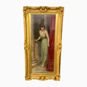 William Oliver, Genreszene, 1880, Öl auf Leinwand