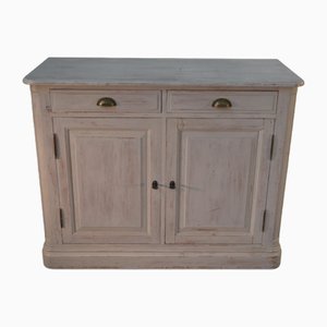 Low Sideboard in White Patina, 1960s