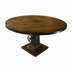 Table Industrielle Reel en Bois