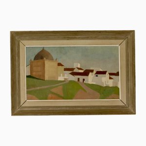 Svend, San Sebastian, años 60, óleo sobre lienzo, enmarcado