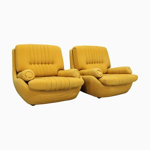 Set of Space Age Armchairs, Czechoslovakia, 1970s