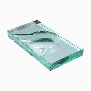 Vintage Glass Ashtray, Italy, 1970s