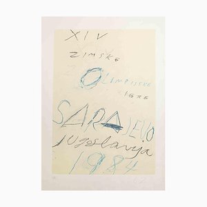 Cy Twombly, Sarajevo Winter Olympics, 1984, Etching