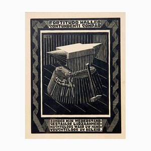 Maurits Cornelis Escher, Amboss, Holzschnitt, 1931