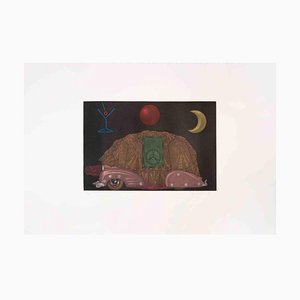 Fifo Stricker, Taxi: Steering Wheel, Aquatint and Etching, 1982