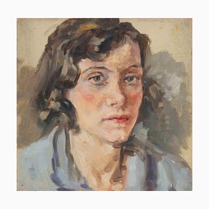 Francesco Settimj, Portrait, Oil Painting, 1930s