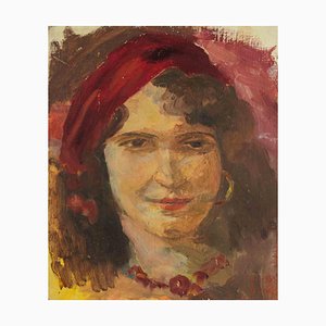 Francesco Settimj, Portrait, Oil Painting, 1933