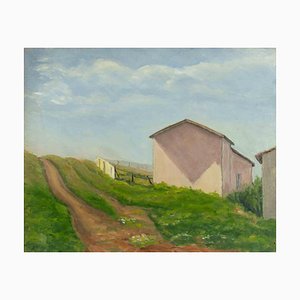 Francesco Settimj, Landscape, Oil Painting, 1930s