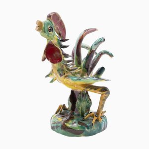 Ceramic Sculpture of Rooster from Ceramiche di Vietri, Italy, 1970s