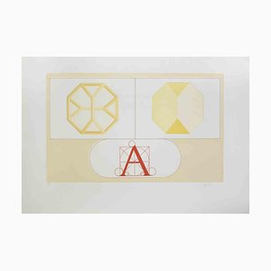 Lucio Del Pezzo, Composición, Litografía, años 70