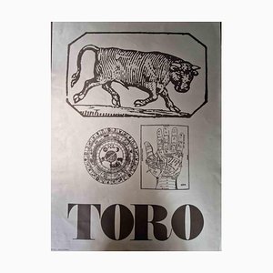 Sergio Barletta, Taurus, Screen Print, 1970