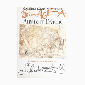 Salvador Dalí, Homage to Albrecht Dürer, 1970s, Poster