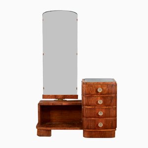 Art Deco Frisiertisch mit beweglichem Spiegel