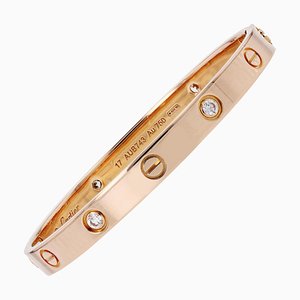 Love 4 Diamonds 18 Karat Rose Gold Bracelet from Cartier