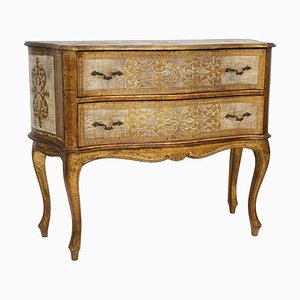 18th Century Style Venetian Serpentine Commode, 1940s
