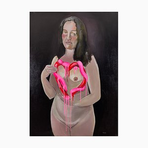 Inés Silvalde, Amore, Acrílico sobre lienzo, 2024