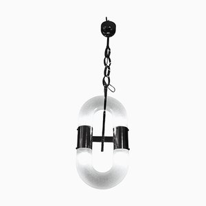 Lámpara colgante de cristal de Murano de Aldo Nason, años 70