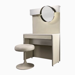 Space Age Minimalist Dressing Table by Pierre Vandel, France, 1970s