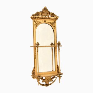 Victorian Gilt Wood Mirror, 1840s