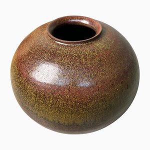 Mid-Century Showa Era Shigaraki Ikebana Flower Vase, Japan, 1960s