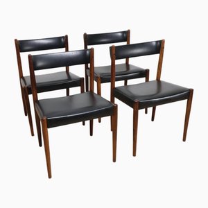 Scandinavian Chairs, Denmark, 1960s, Set of 4