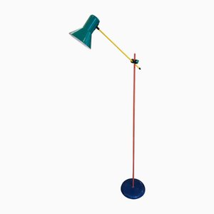 Italian Multicoloured Floor Lamp, 1980s